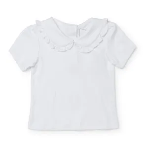Emily Girls' Pima Cotton Short Sleeve Shirt