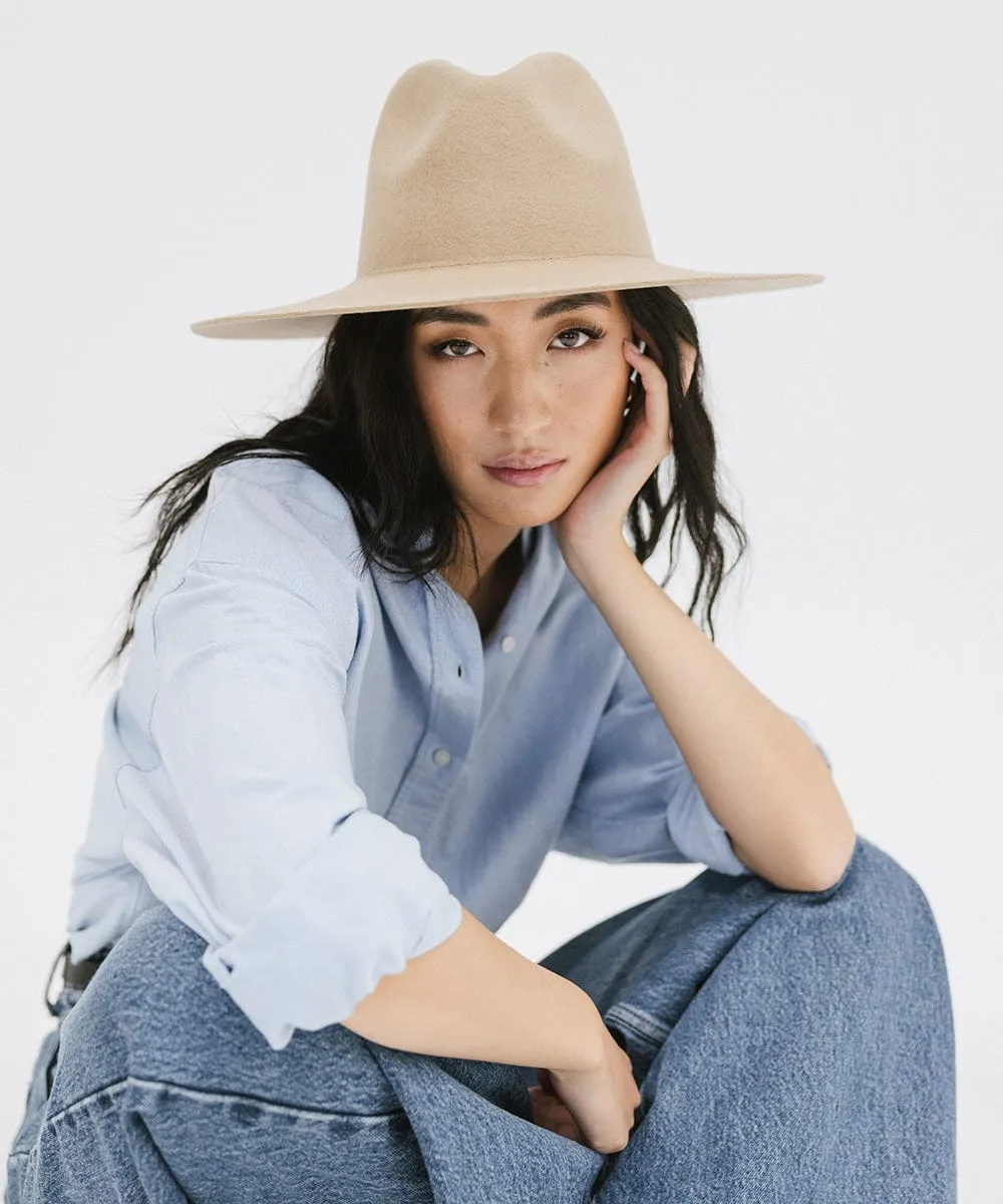 Emma Wide Brim Fedora