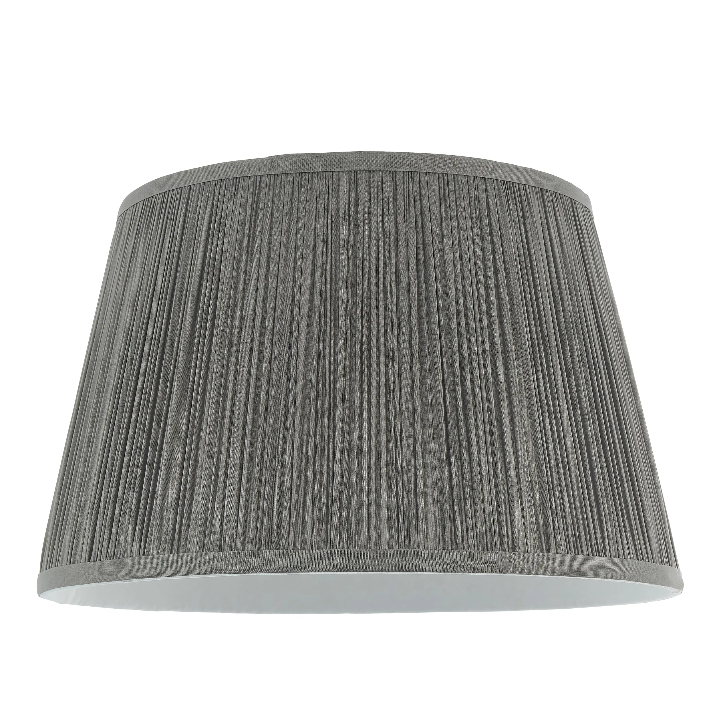 Endon 79626 Freya 1lt Shade Charcoal grey silk 60W E27 or B22 GLS (Required)