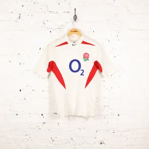 England 2003 Nike Player Style Rugby Shirt - White - L