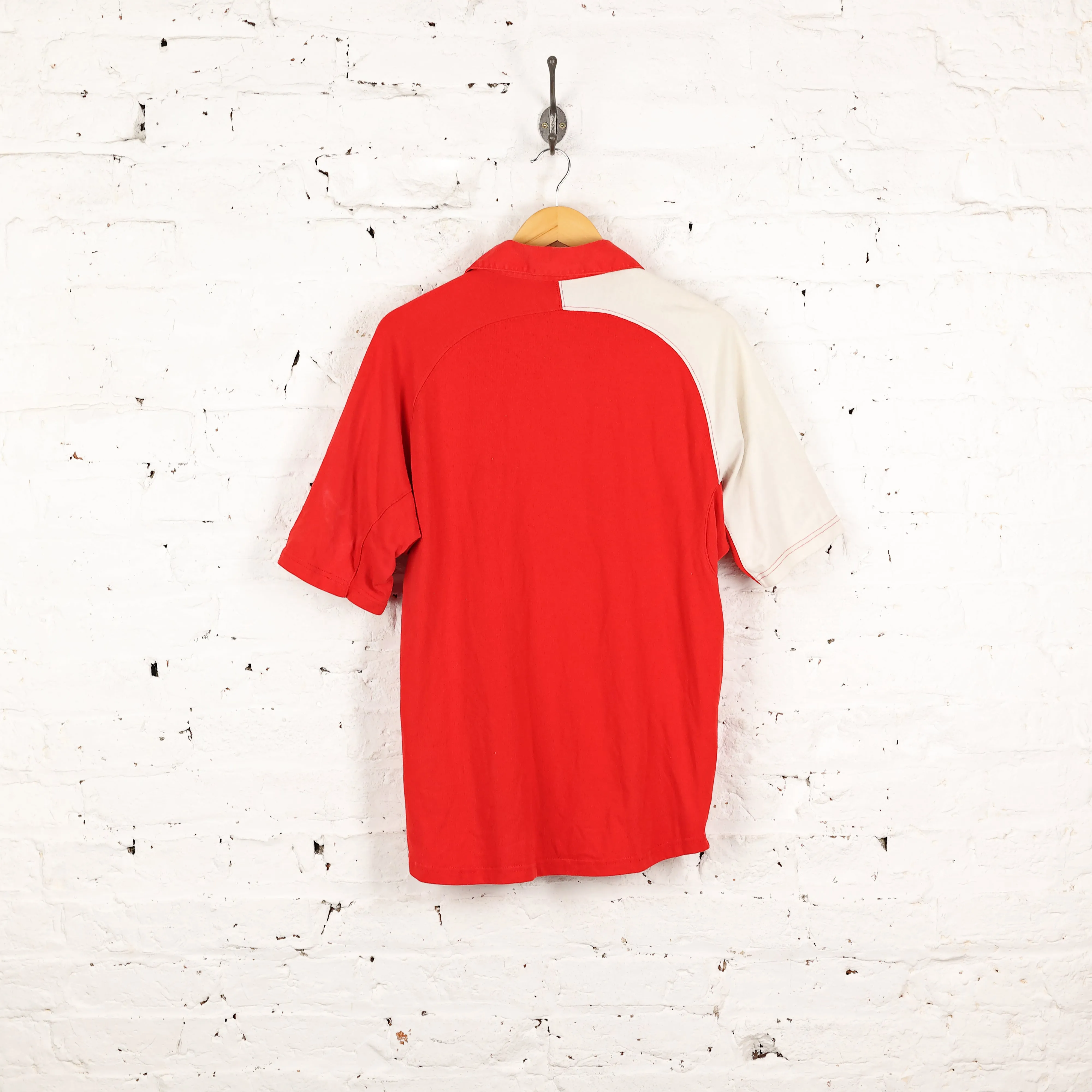 England 2008 Nike Rugby Away Shirt - Red - L