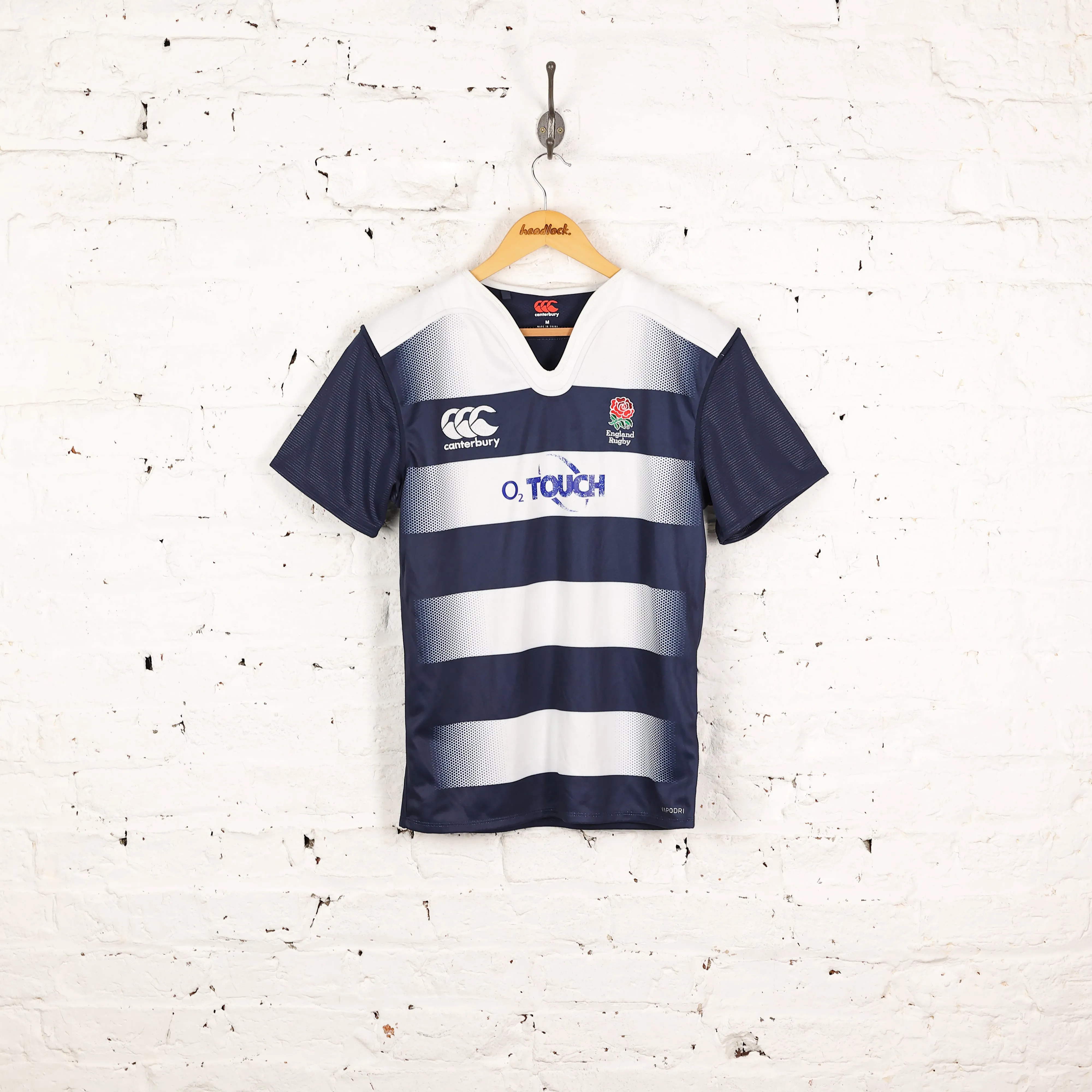 England 2016 Rugby Canterbury Touch Tour Shirt - Blue - M