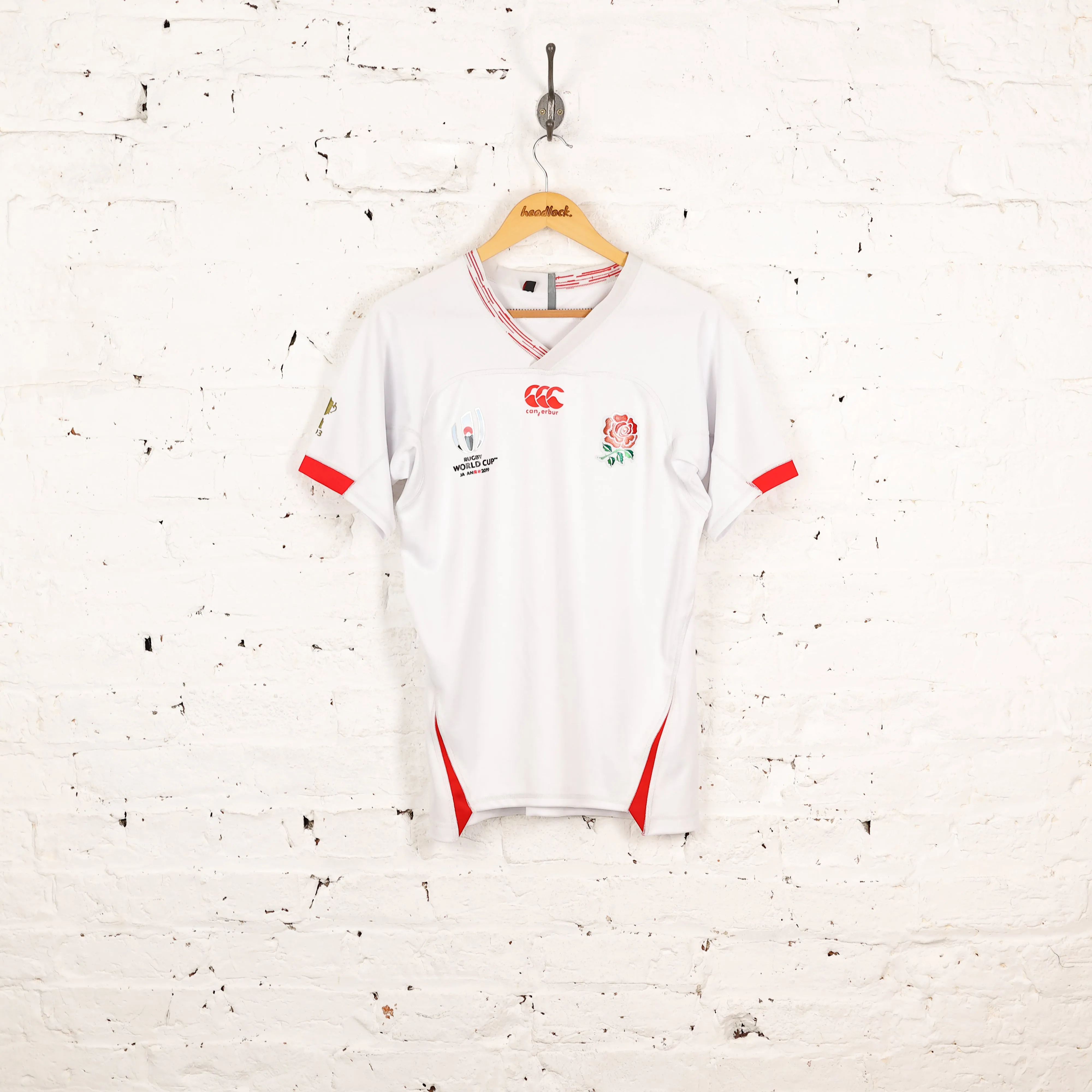 England 2019 Rugby Shirt - White - XS