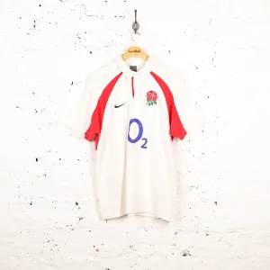 England Nike 2003 Rugby Shirt - White - L