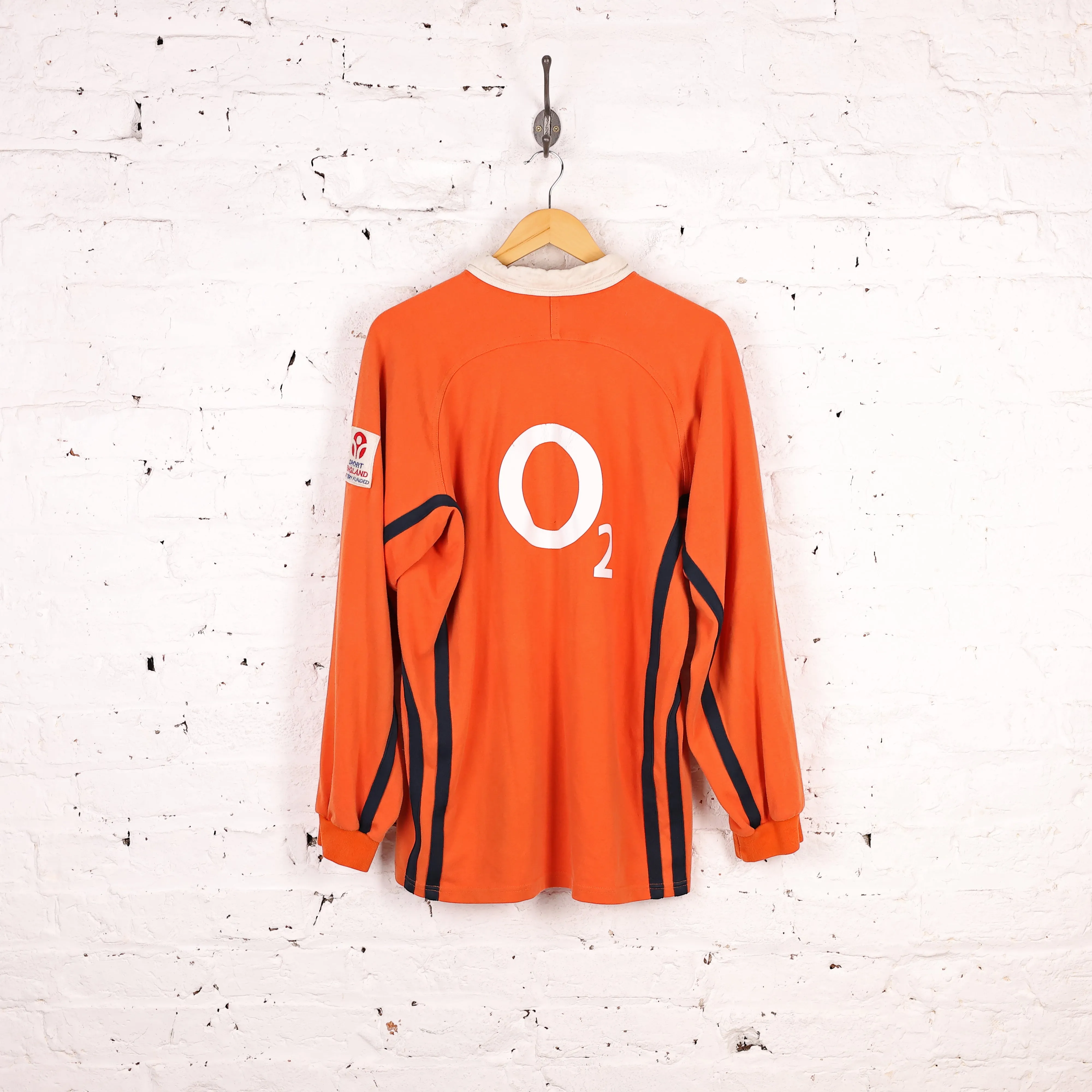 England Nike National Academy Rugby Shirt - Orange - L