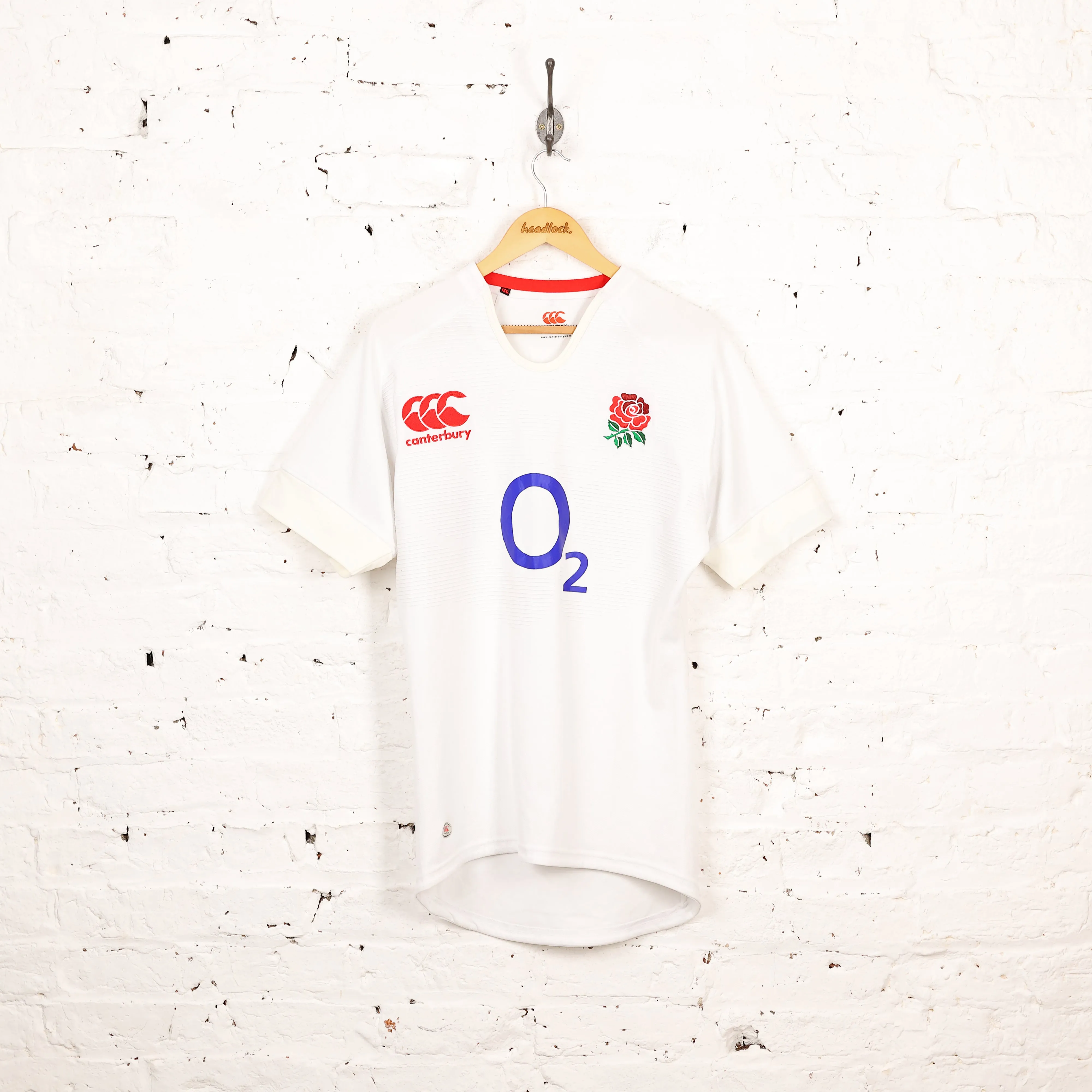 England Rugby 2015 Canterbury Home Rugby Shirt - White - XL