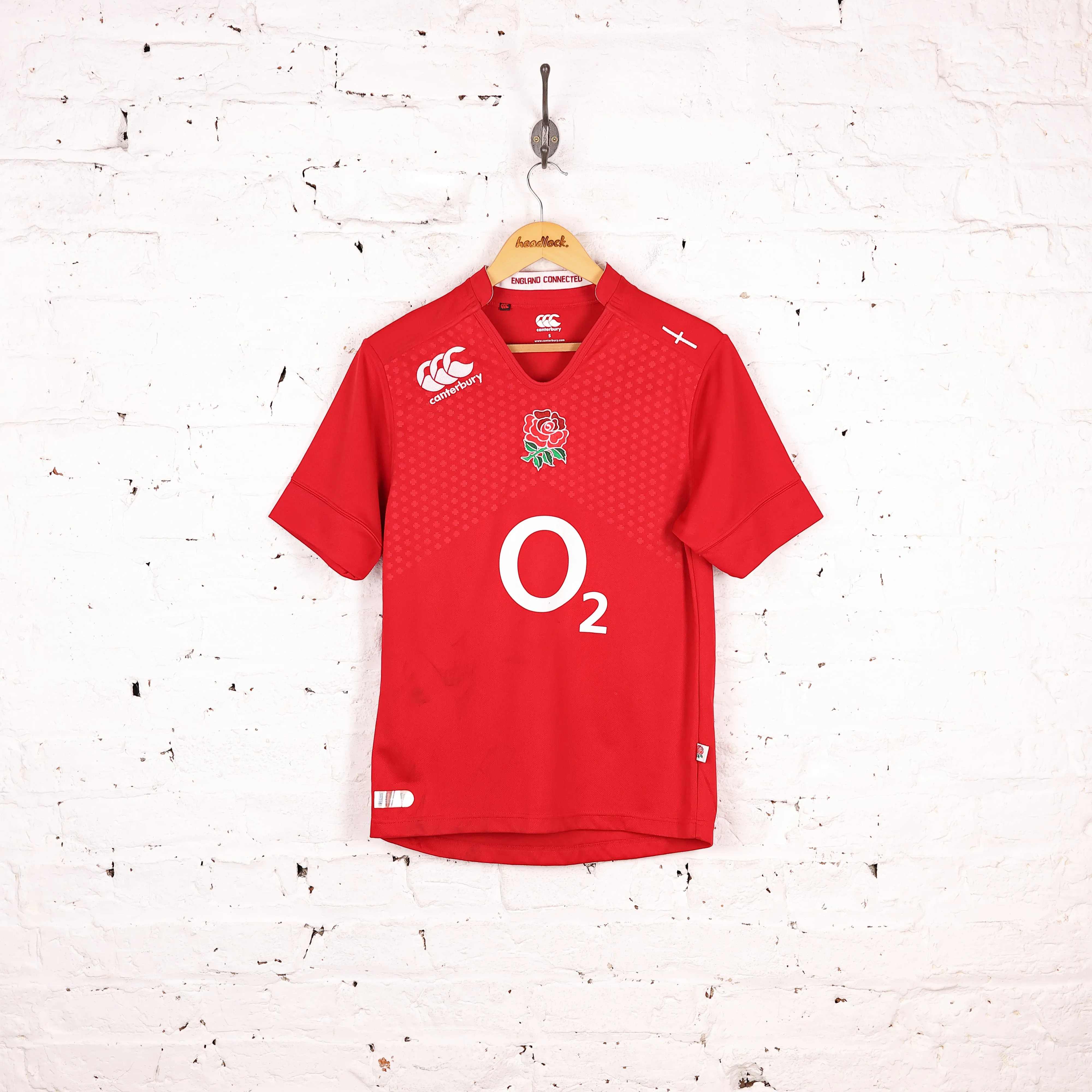 England Rugby Canterbury Away Shirt - Red - S