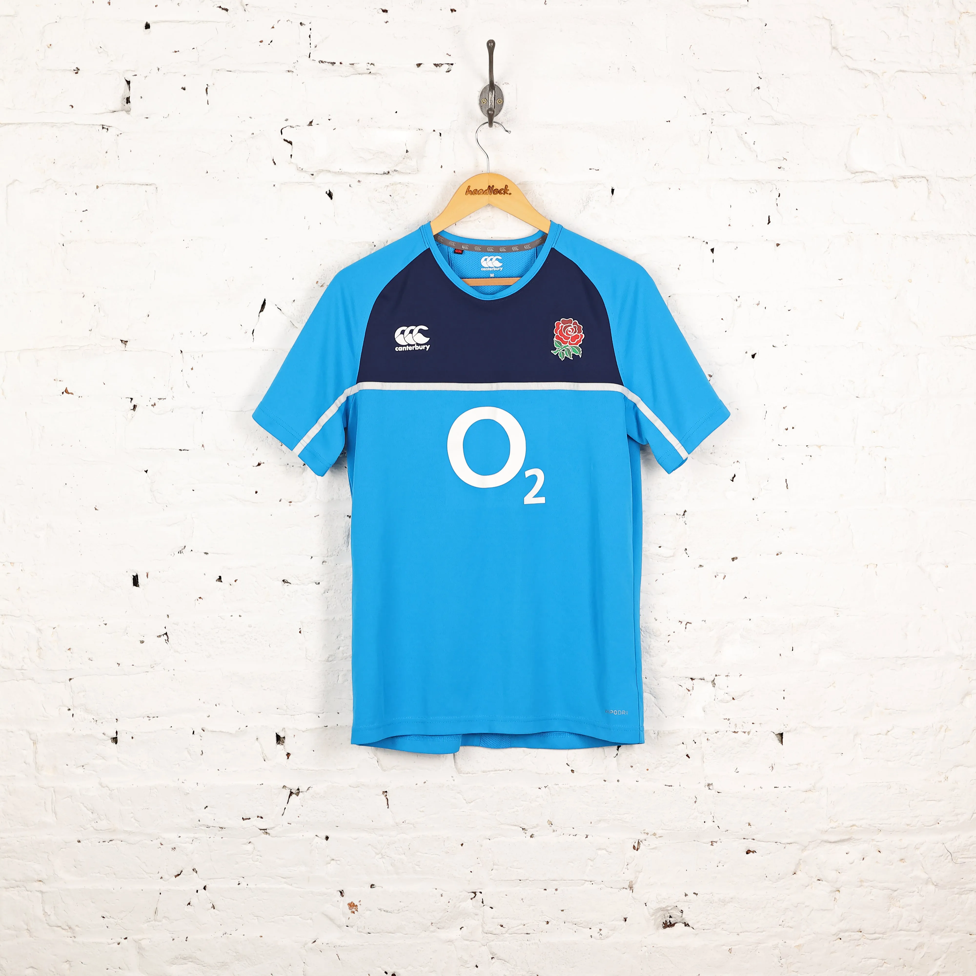 England Rugby Canterbury Training Shirt - Blue - M