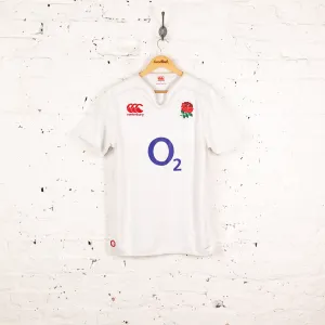 England Rugby Home Shirt 2015/16 - White - L