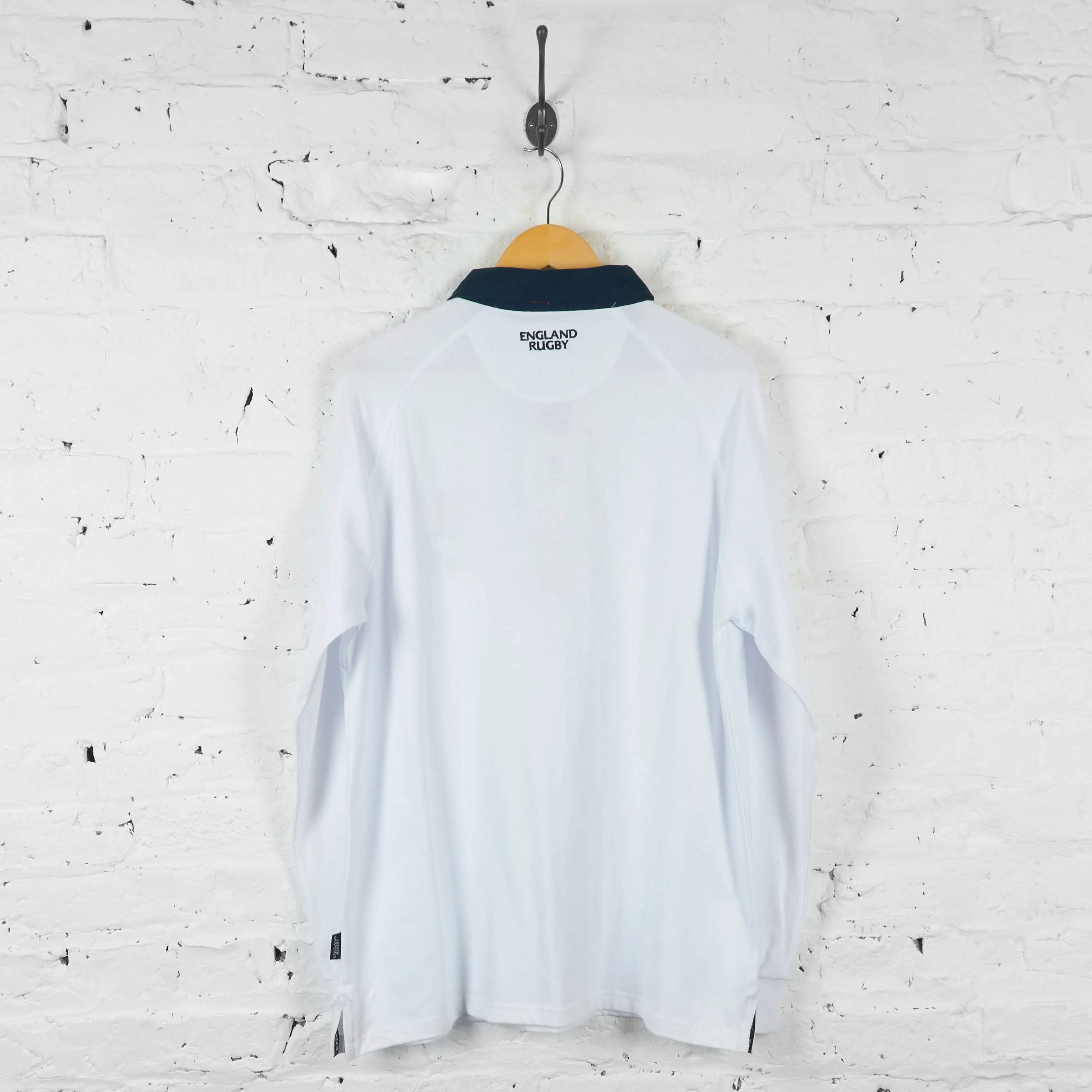 England Rugby Long Sleeve Shirt - White - L