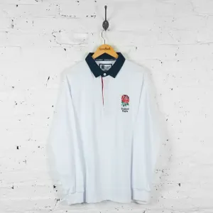 England Rugby Long Sleeve Shirt - White - L