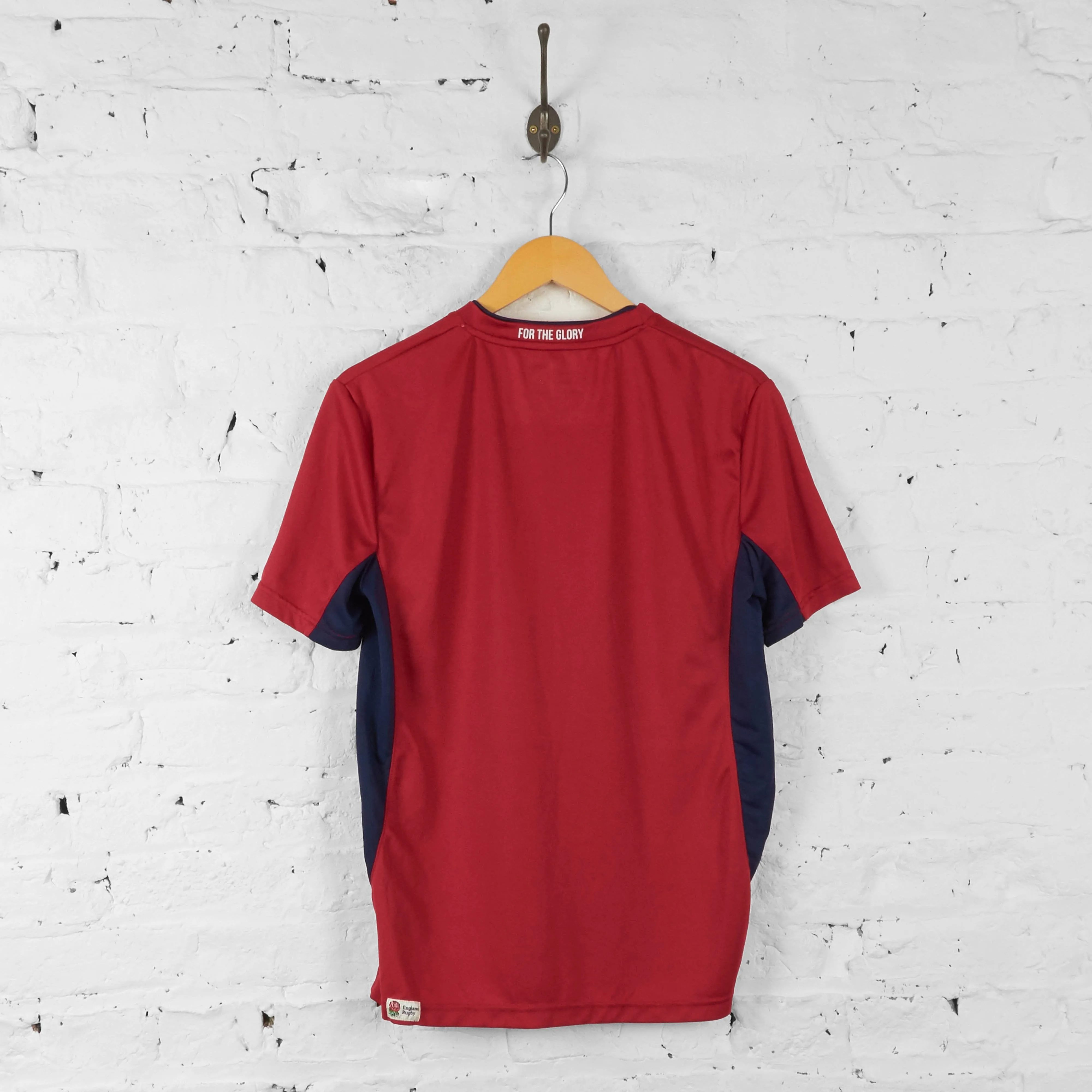 England Rugby Training T Shirt Top - Red - S