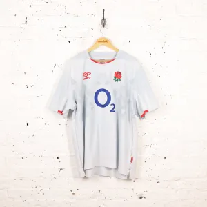 England Rugby Umbro Training Top Shirt - Grey - XXXXL