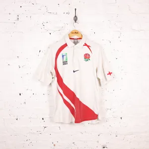 England Rugby World Cup 2007 Nike Home Shirt - White - XL