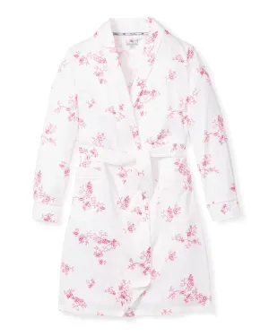 English Rose Floral Twill Robe