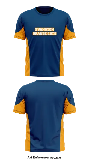 Evanston Orange Cats Store 1 Core Men's SS Performance Tee - 3YqzxM