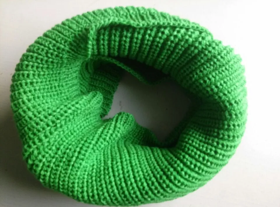 fashion winter warm Ring scarf lic Women Wool shawl Neck solid Wrap thicken Unisex Knitted scarves female pink sq306