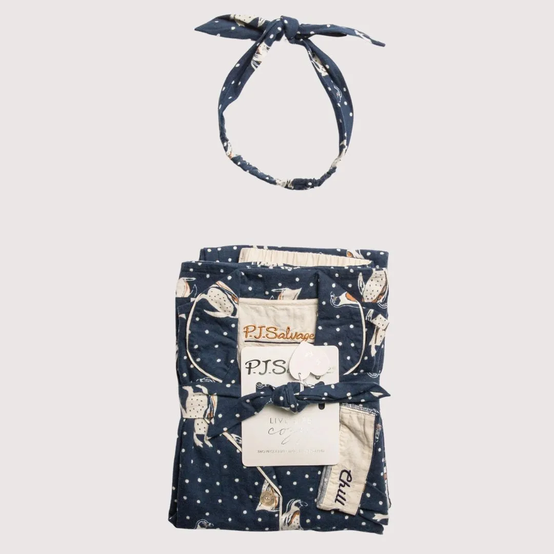 Flannel PJ Set (Night Sky)
