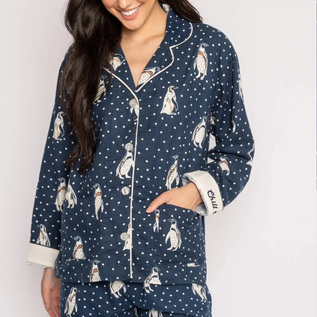 Flannel PJ Set (Night Sky)