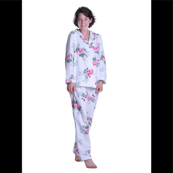 Flannel Print Pajama Set