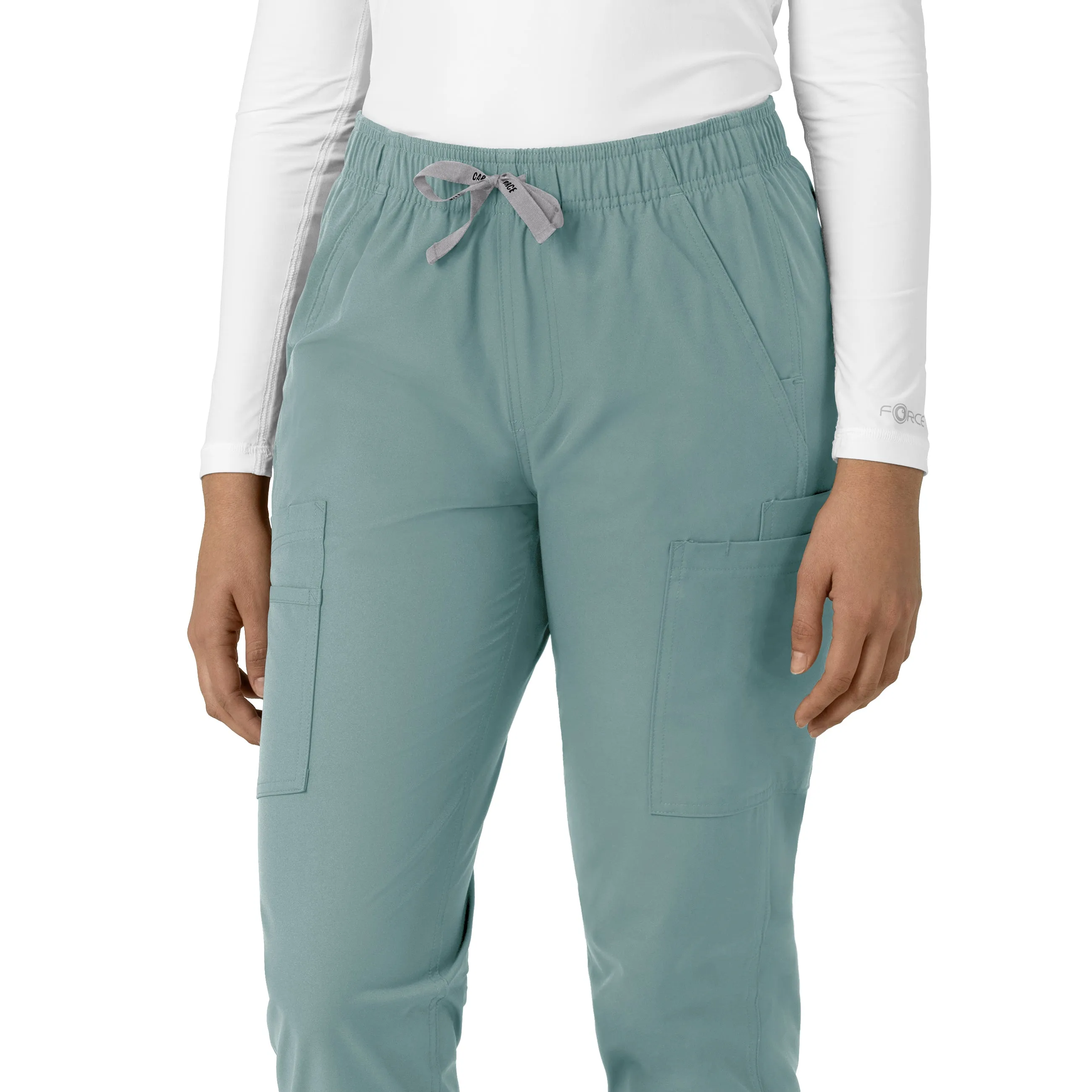 Force Essentials C51213 Straight Leg Scrub Pants Summer Blue