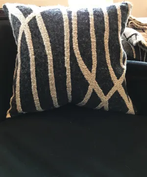 Forged Leno Square Pillow by The Oriole Mill