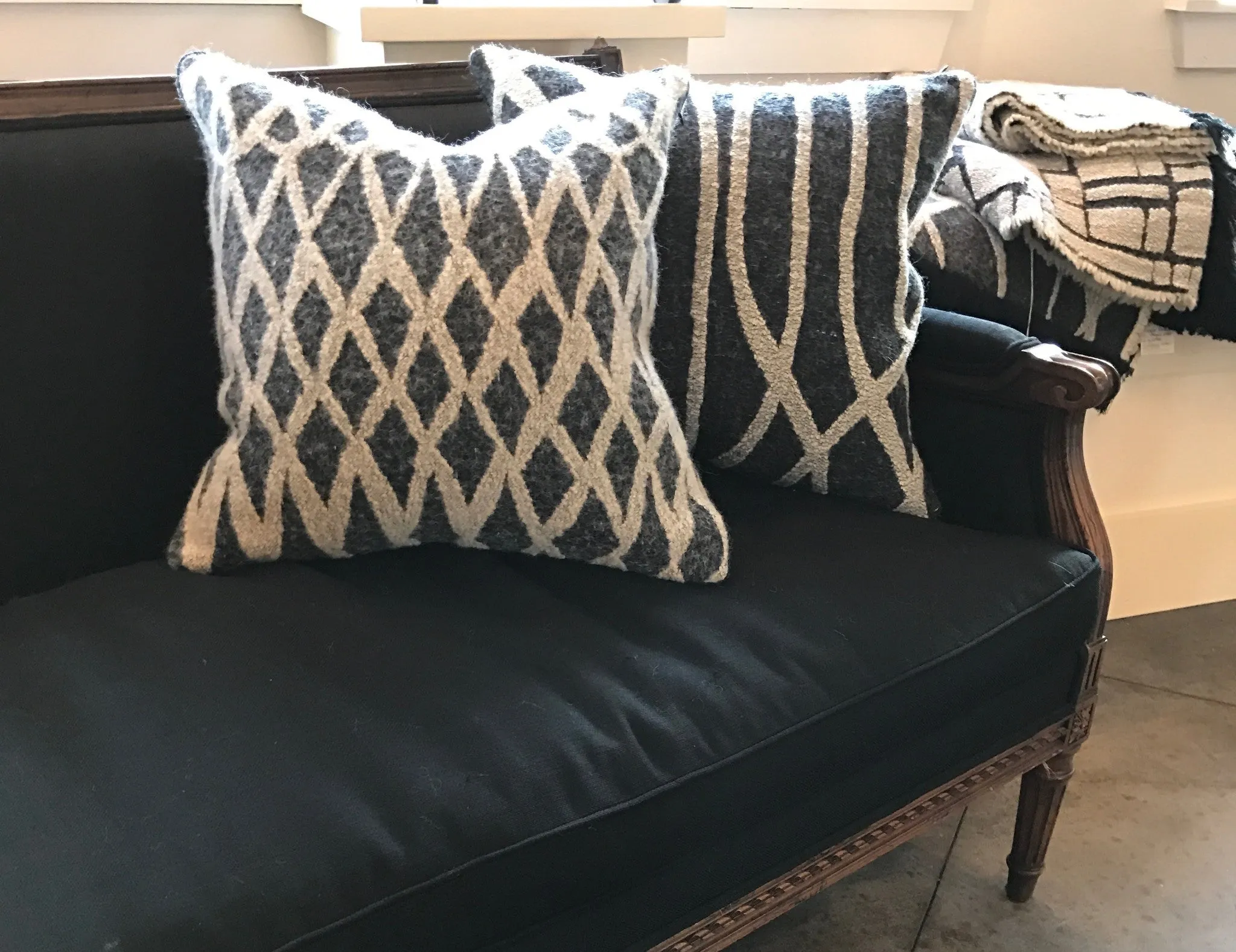 Forged Leno Square Pillow by The Oriole Mill