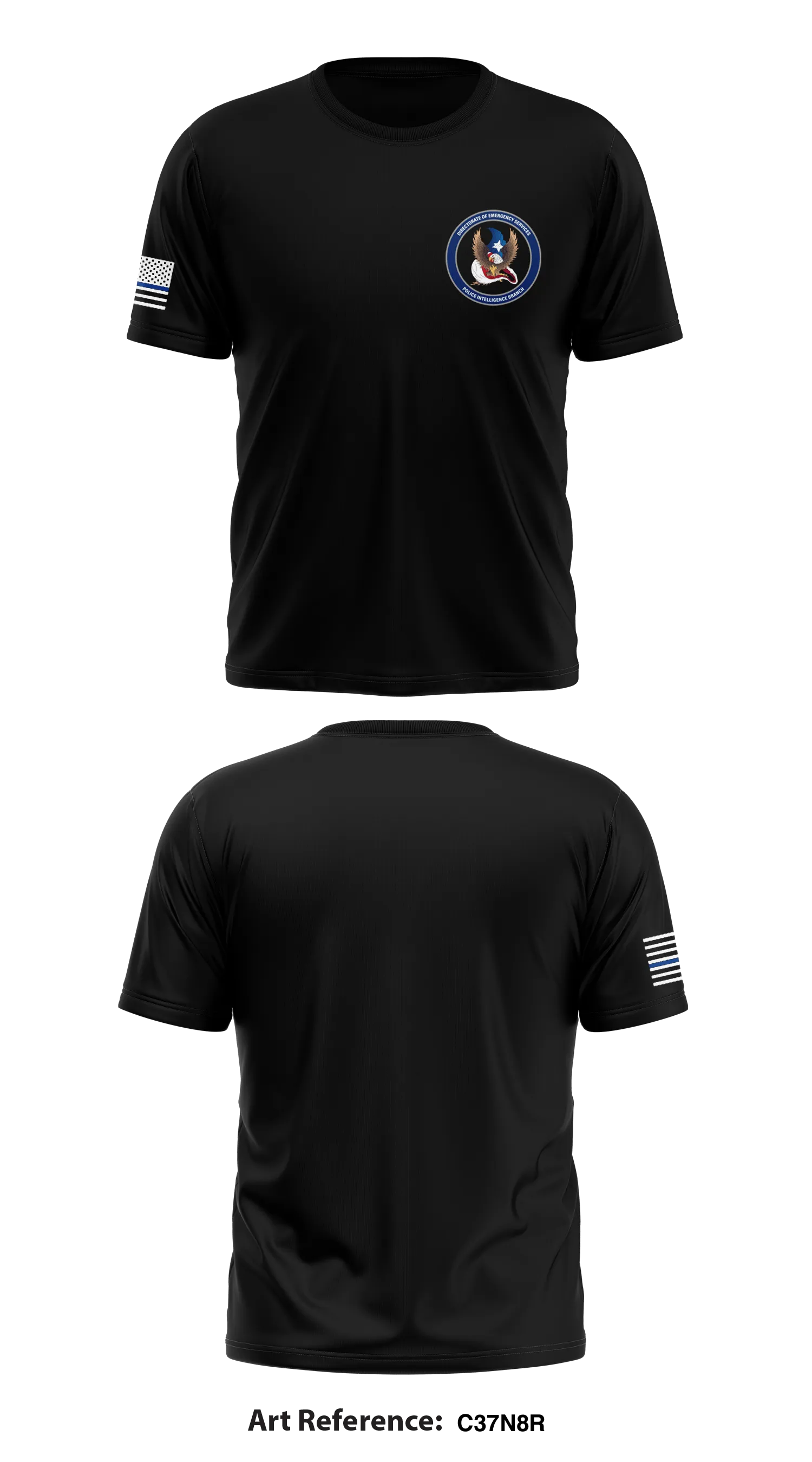 Fort Hood Police Intelligence Branch Store 1 Core Men's SS Performance Tee - C37N8r