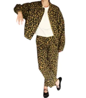 Frnch - Denim Leopard Pants