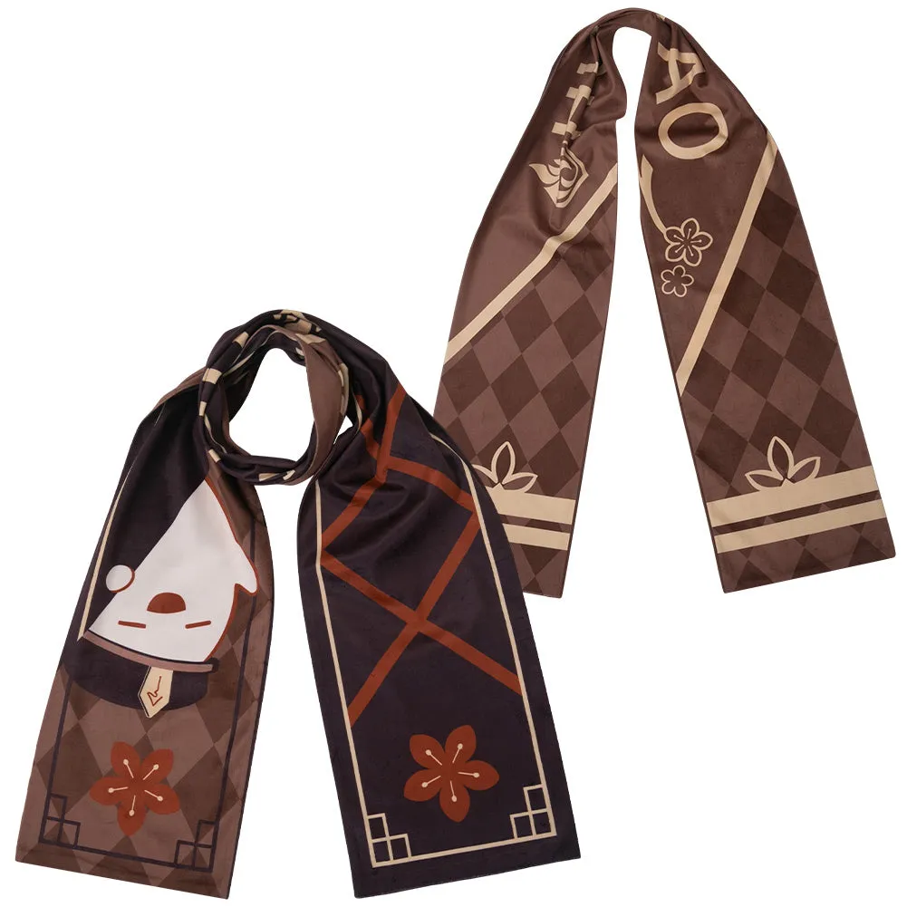 Genshin Impact HUTAO Original Winter Warm Scarf Cosplay Accessories