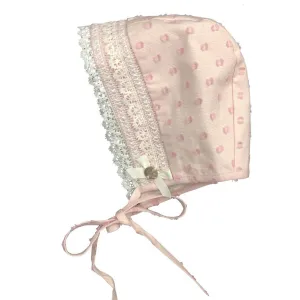 Girls Chalk Pink Bonnet