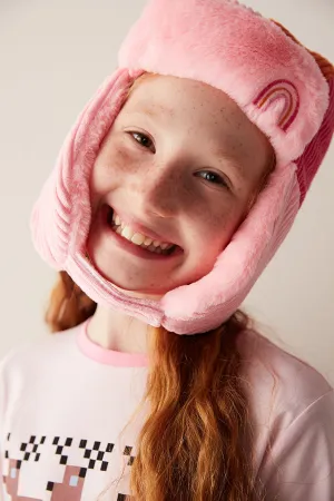 Girls Rainbow Colored Beret