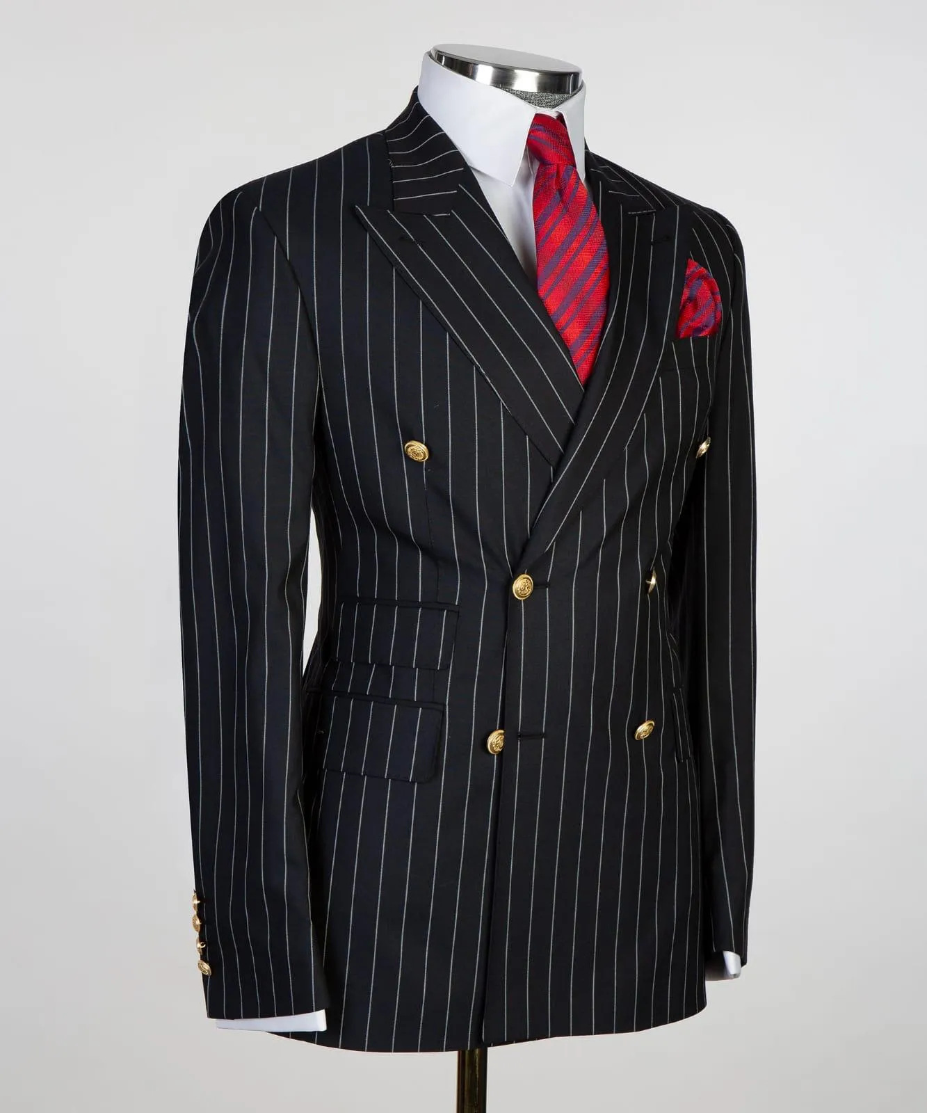 Golden Button Striped