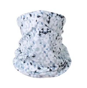 Gray Square Faceguard Anti Pollution Scarf Face Cover