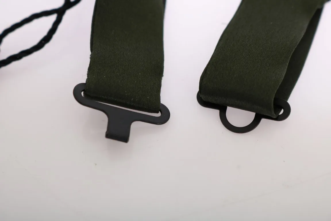 Green Silk Bow Tie