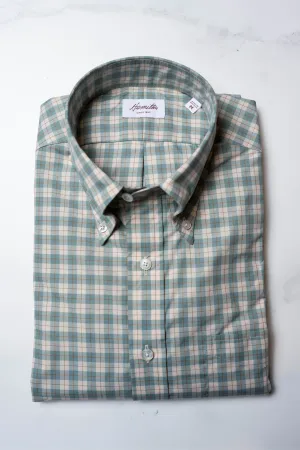 Hamilton Stanton Plaid Sport Shirt - Green