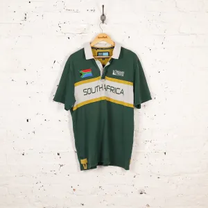 Headlock Vintage South Africa 2015 Rugby World Cup Rugby Shirt - Green - XL