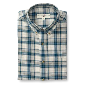 Holling Plaid Cotton/Wool Twill Sport Shirt  