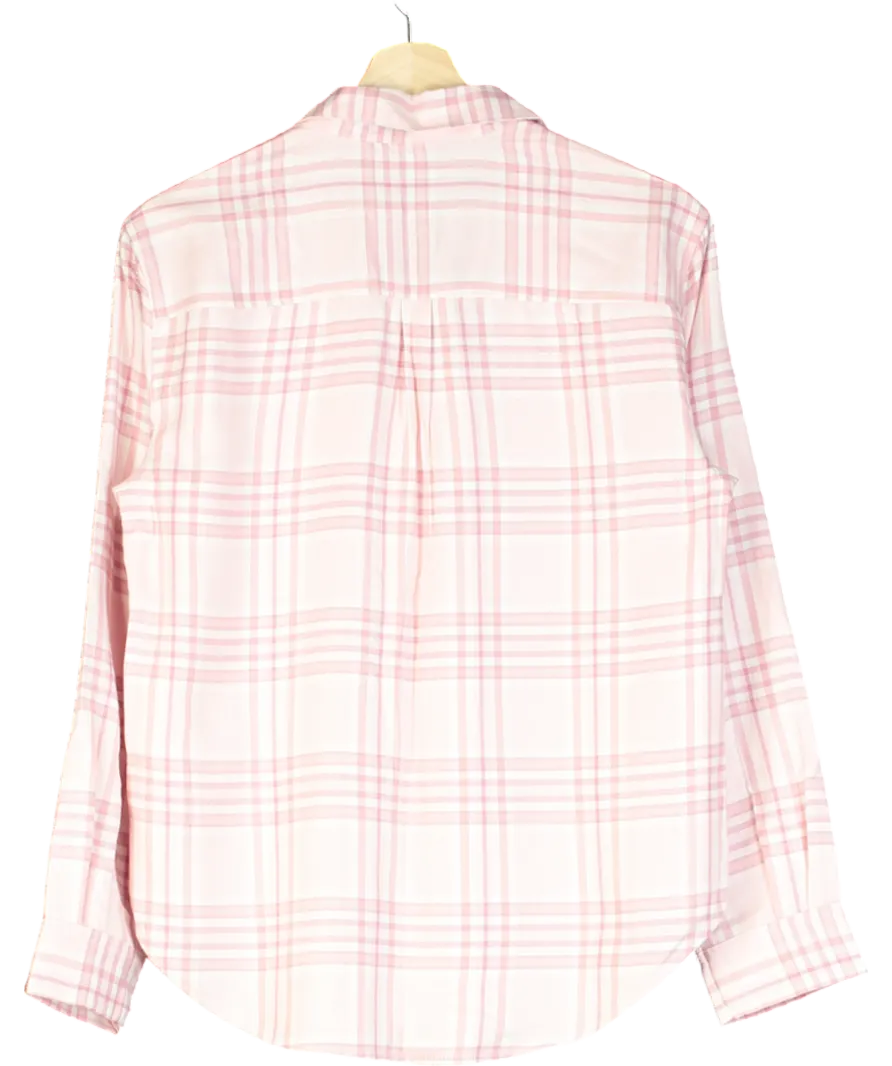 Hollister Pink Nightwear Flannel Shirt UK XS