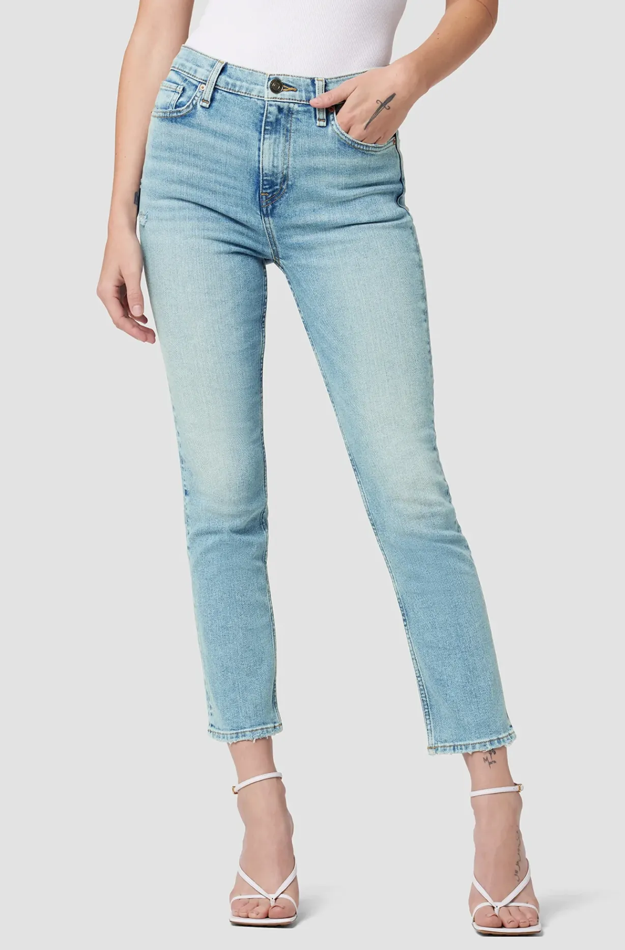 Holly High-Rise Straight Crop Jean