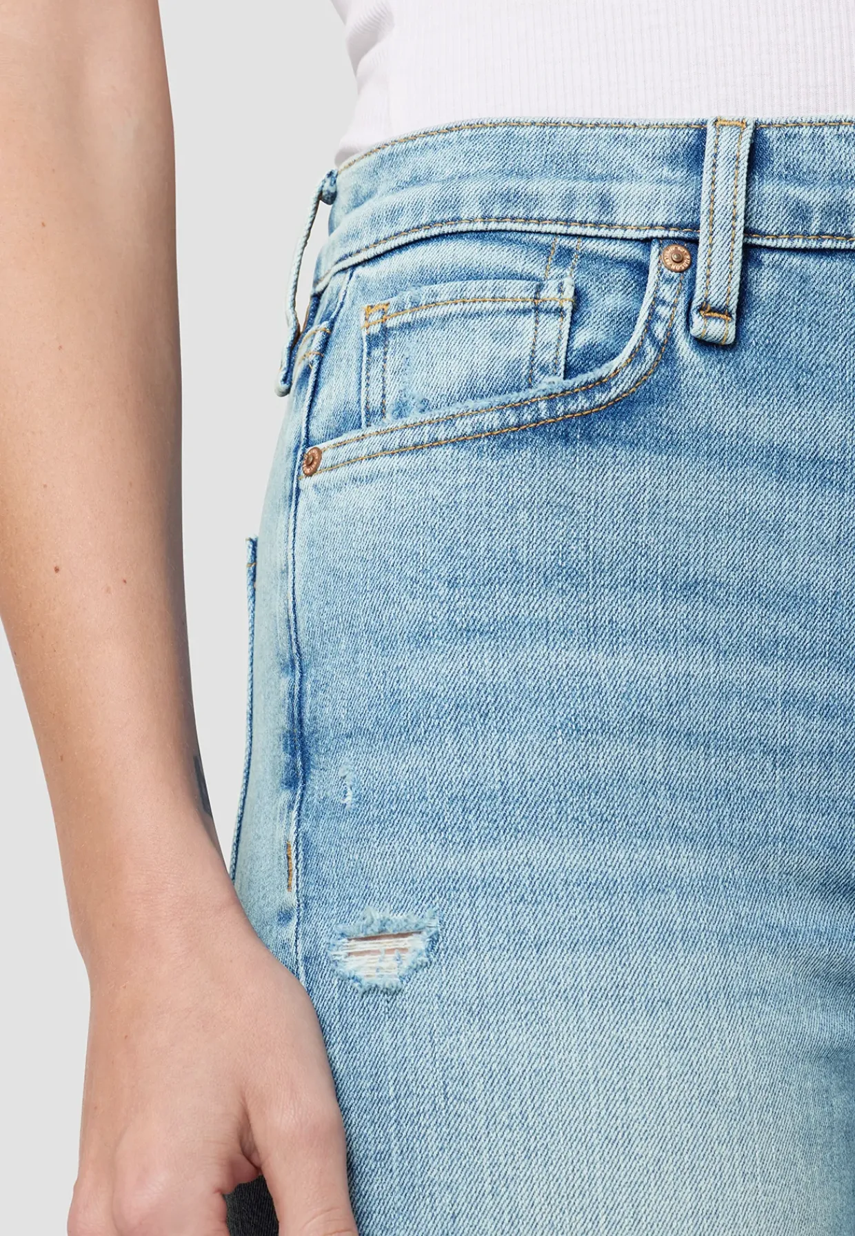 Holly High-Rise Straight Crop Jean