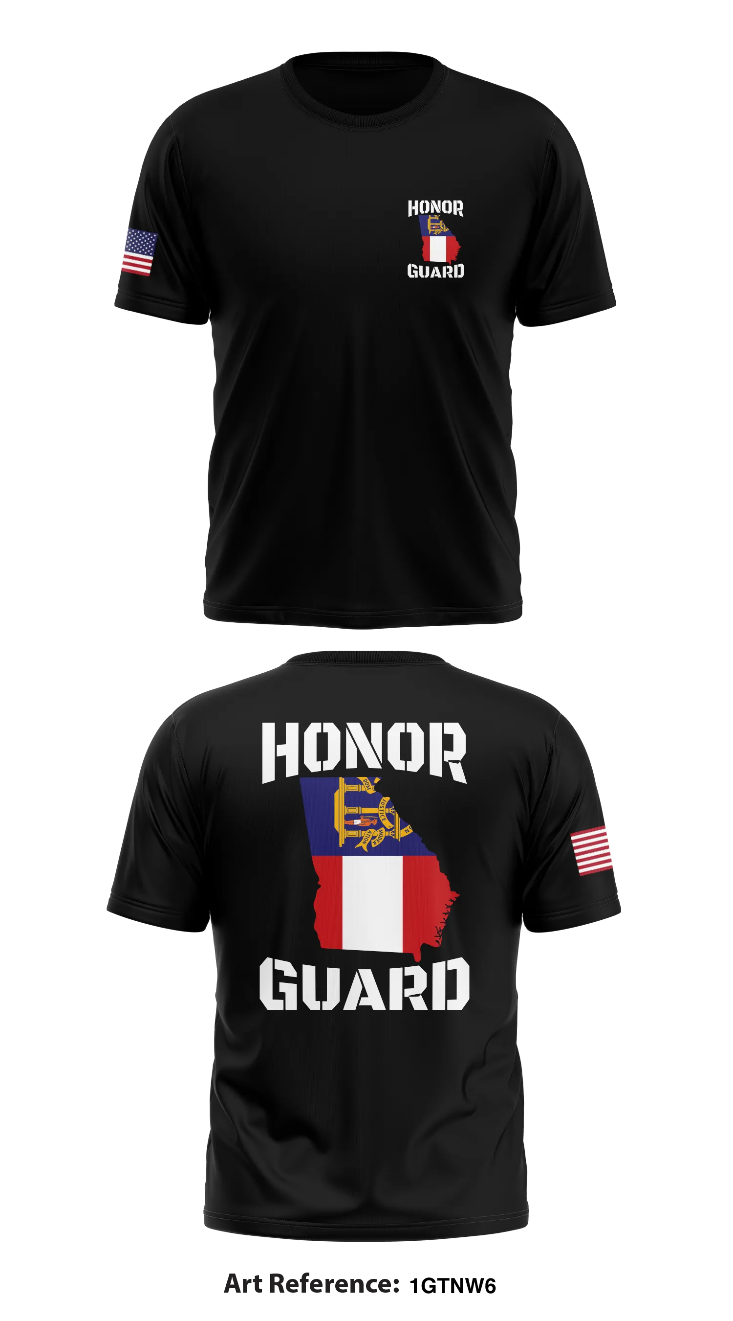 Honor Guard Store 1 Core Men's SS Performance Tee - 1GtNW6