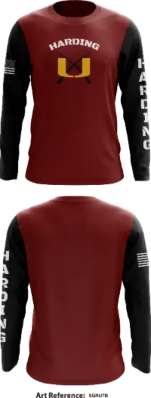 HUHS JROTC Store 2 Core Men's LS Performance Tee - sQrUtb