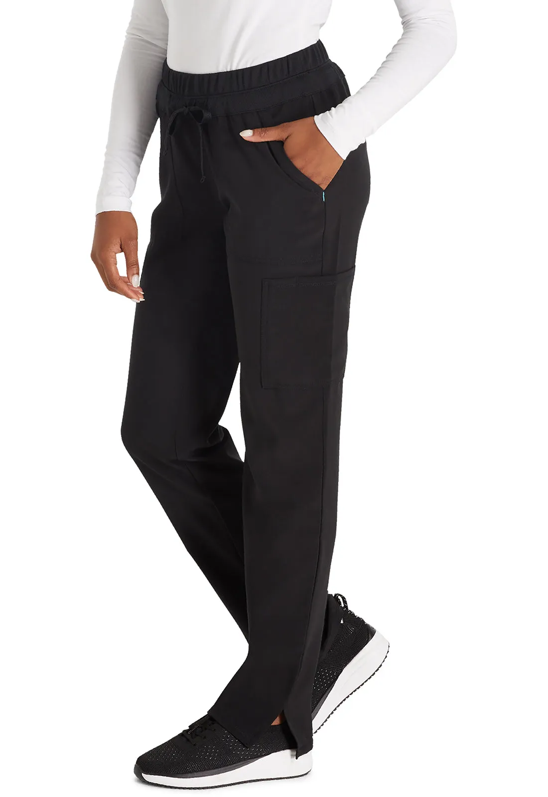 Inspira Flex IP072A Straight Leg Pants Black