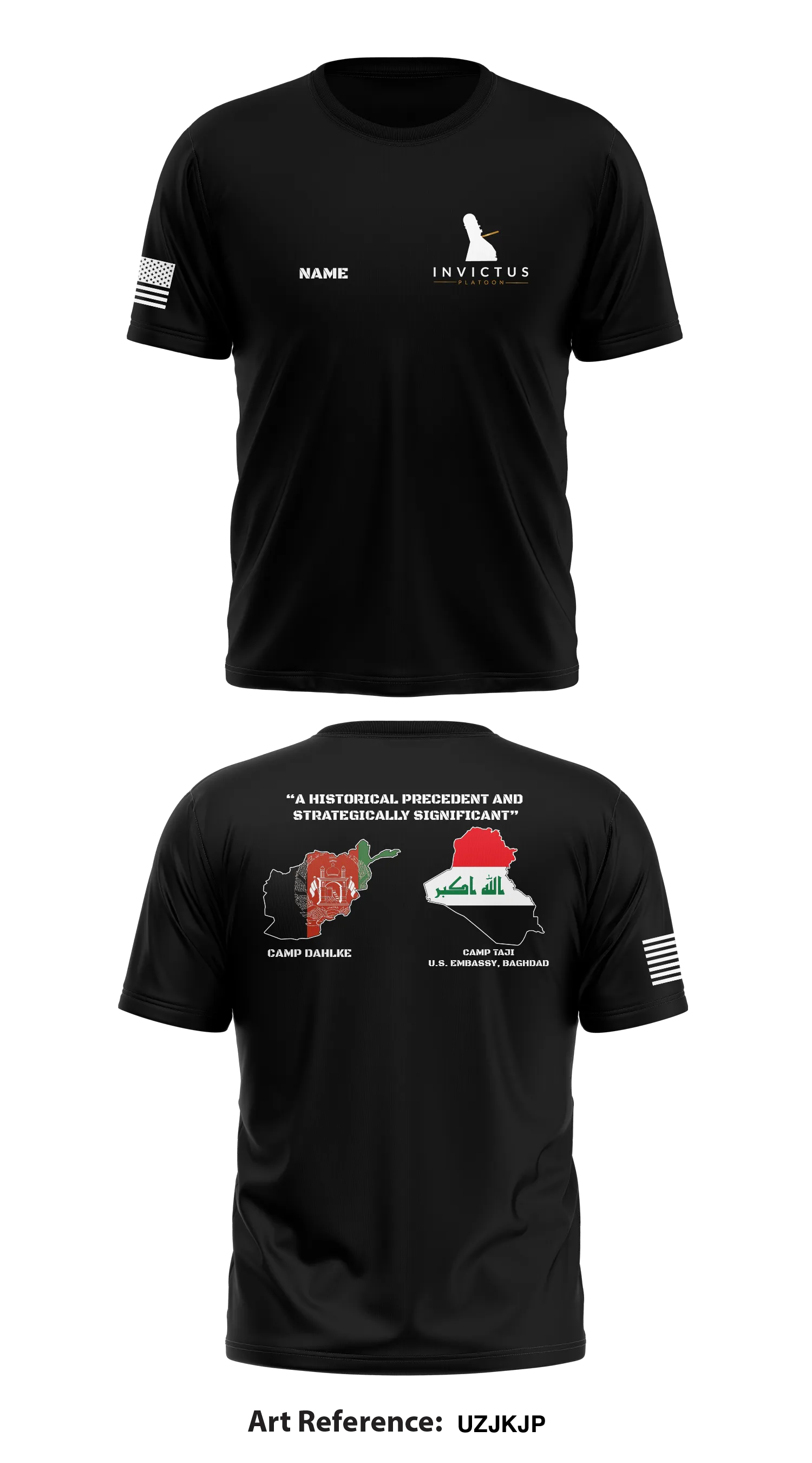 INVICTUS Platoon, Bravo Battery, 2d Battalion, 44th ADA Regiment Store 1 Core Men's SS Performance Tee - uZJkJP