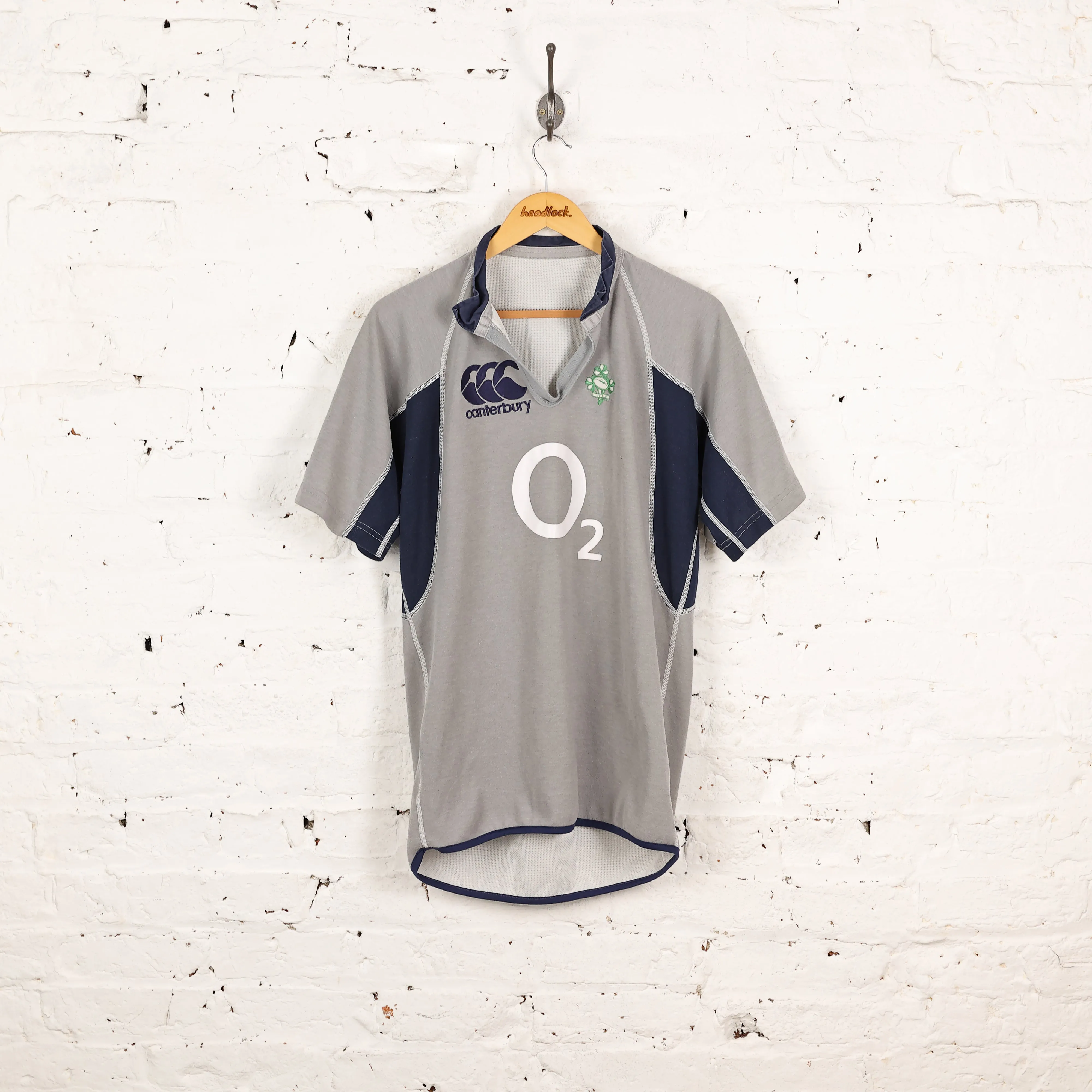 Ireland Canterbury 2004 Rugby Shirt - Grey - XL