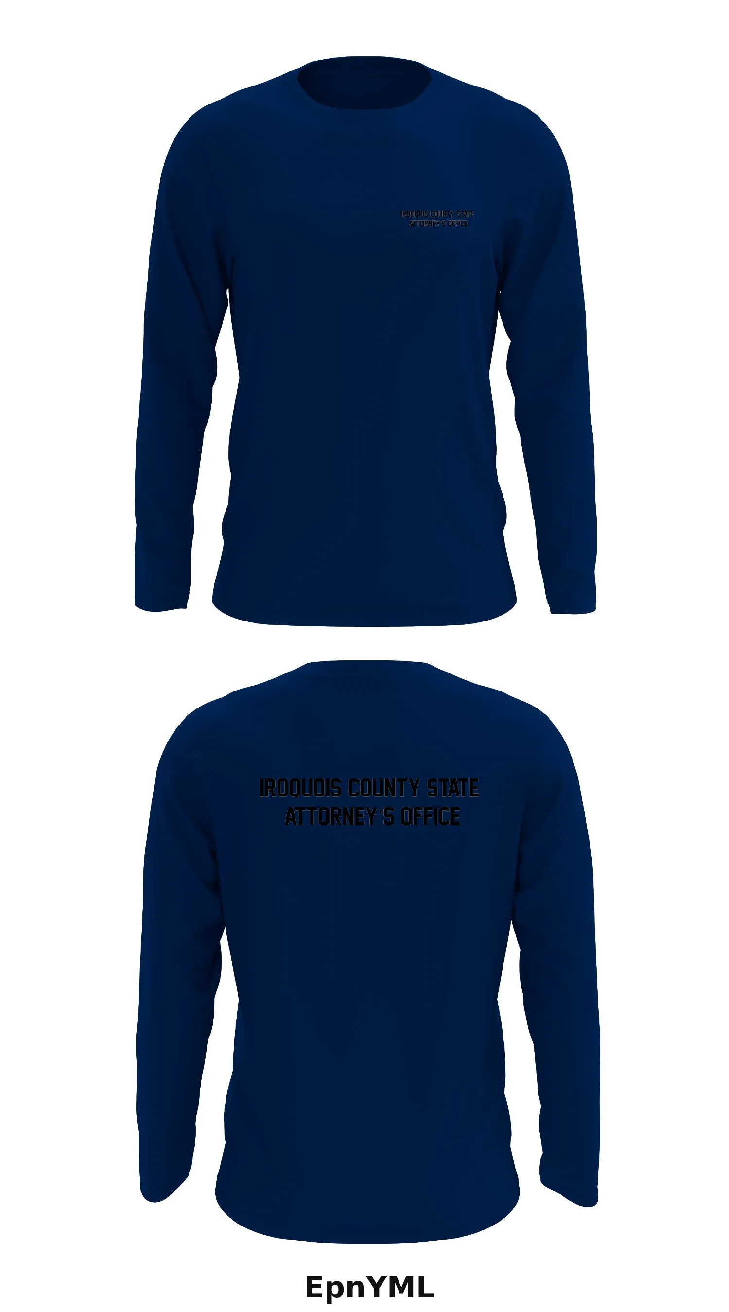 Iroquois County State’s Attorney’s Office Store 1 Core Men's LS Performance Tee - EpnYML