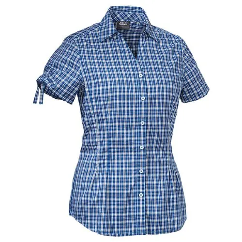 Jack Wolfskin Womens Farlane Plaid Check Shirts