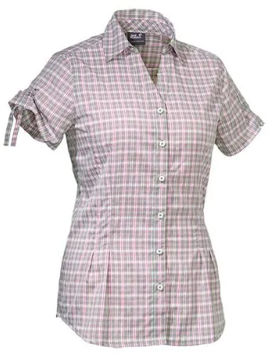 Jack Wolfskin Womens Farlane Plaid Check Shirts