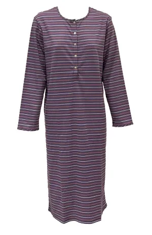 Janie Mid Knit Nightie - Navy